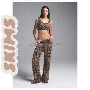 SKIMS Cozy Pant Leopard 2X/3X NWT O-494